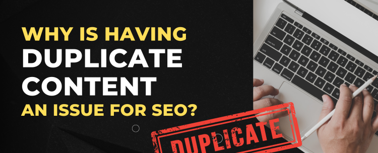 why is having duplicate content an issue for seo